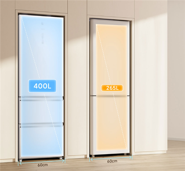 2999元！小米米家冰箱意式400L發(fā)布：純白機身、超窄邊框(圖3)
